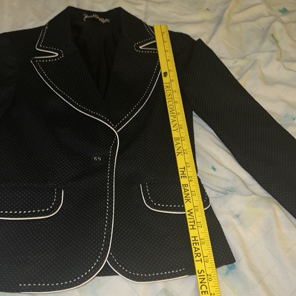 Bebe black/white blazer NWOT - Picture 11 of 17